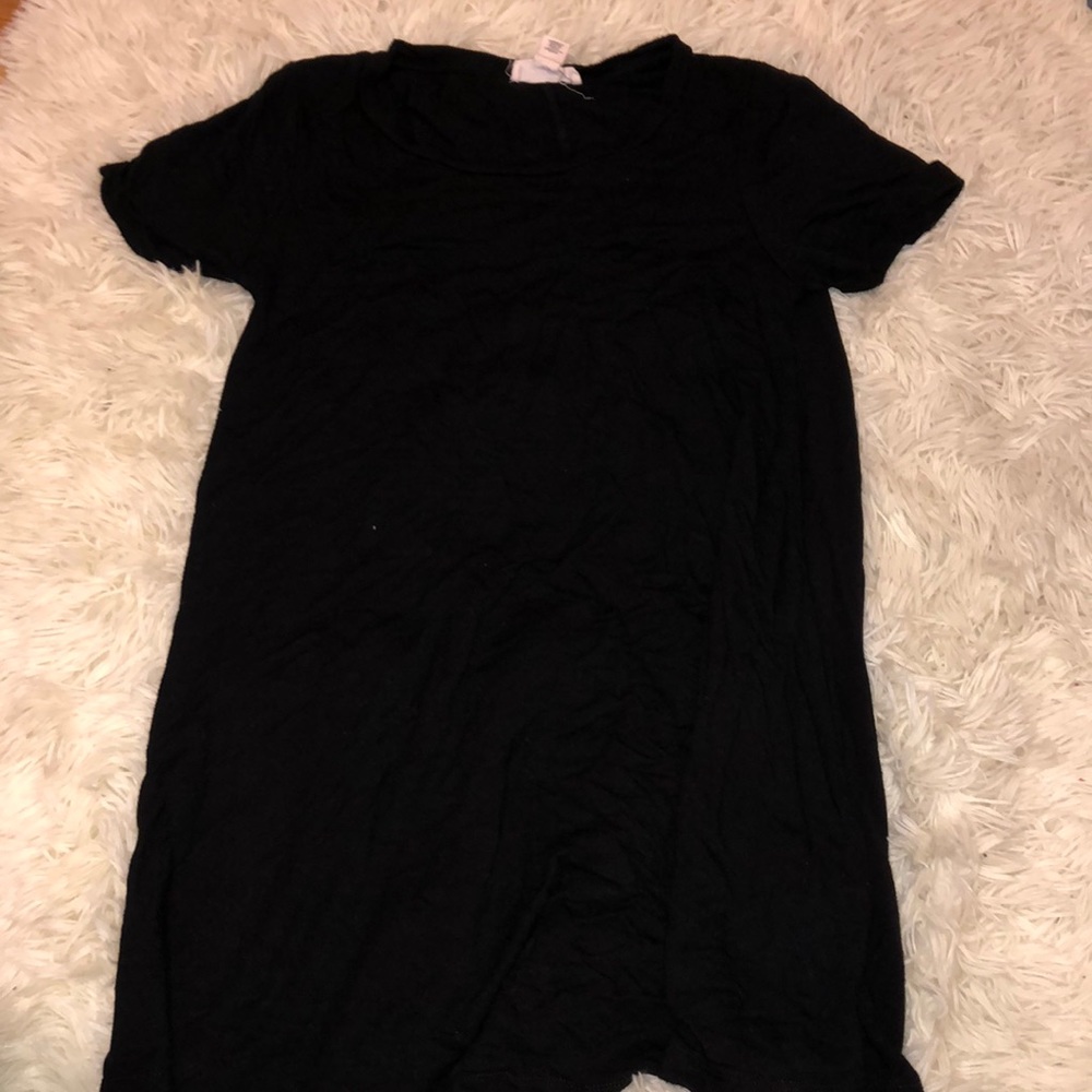 Black t-shirt dress